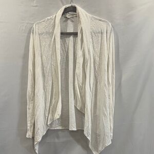 Banana Republic Women's Light Cream Drape Cardigan